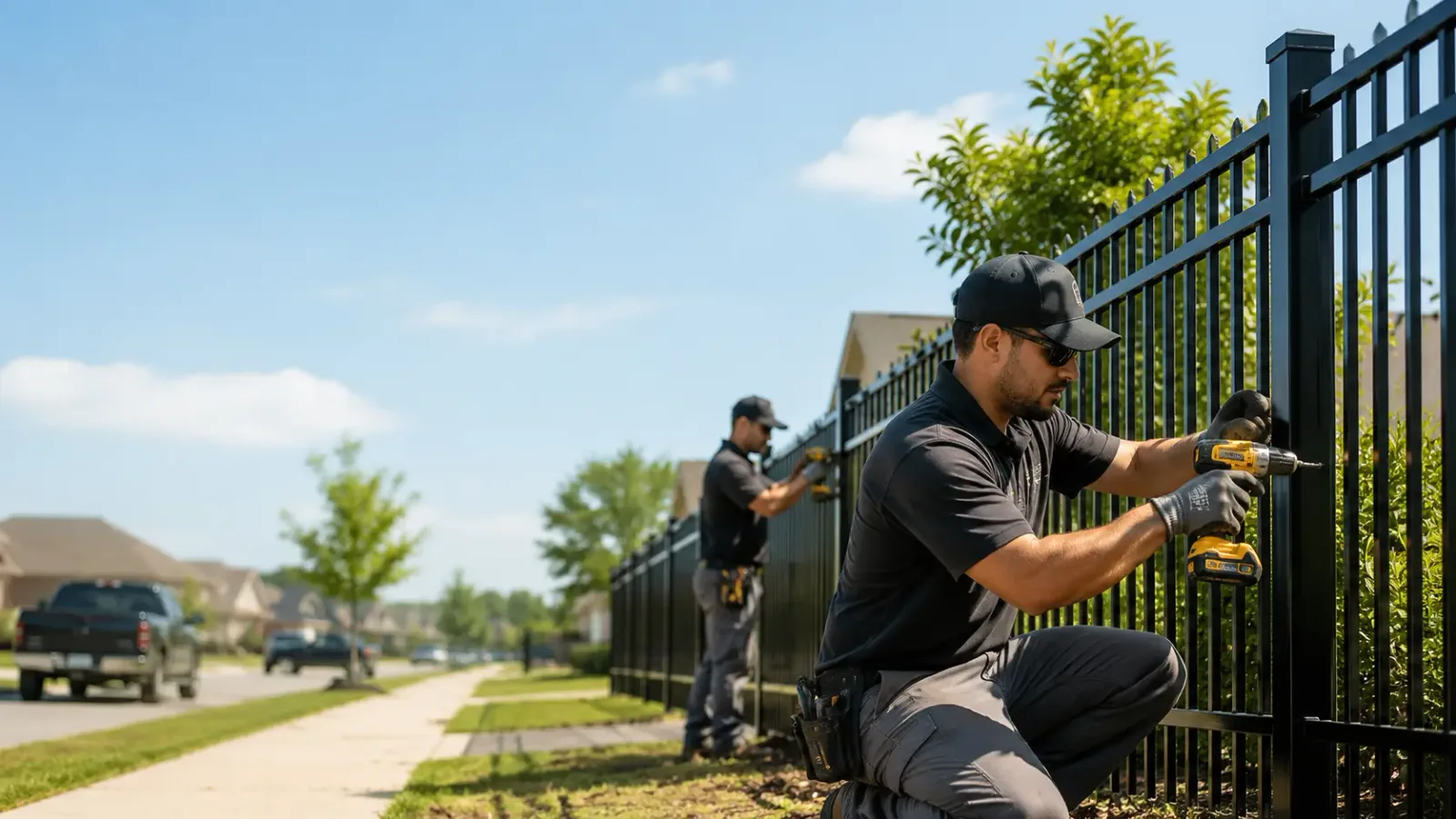 Metal Fence Installation in Zirconia, NC